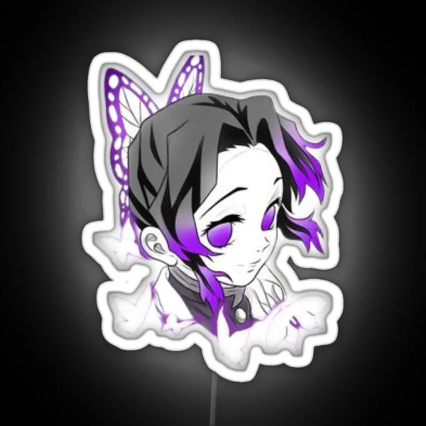 Shinobu The Insect Hashira RGB Neon Sign