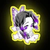 shinobu the insect hashira rgb neon sign yellow