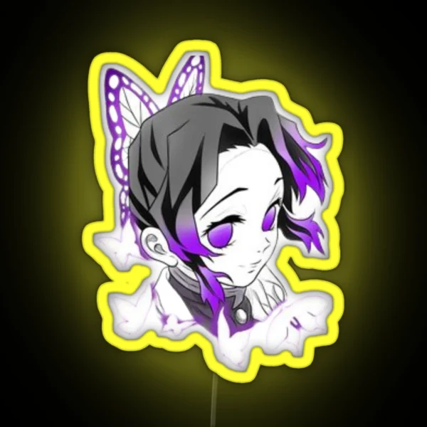Shinobu The Insect Hashira RGB Neon Sign