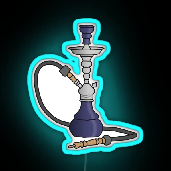 Shisha Water Pipe RGB Neon Sign