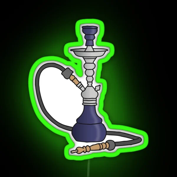 Shisha Water Pipe RGB Neon Sign