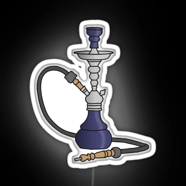 Shisha Water Pipe RGB Neon Sign