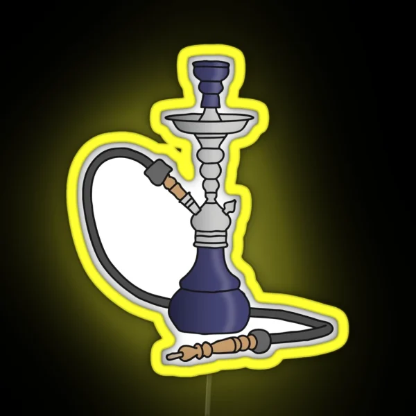 Shisha Water Pipe RGB Neon Sign