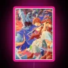 shishio makoto rurouni kenshin neon painting pink rgb anime character artwork