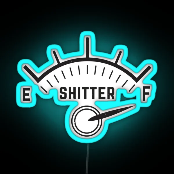 Shitter S Full Tank RGB Neon Sign