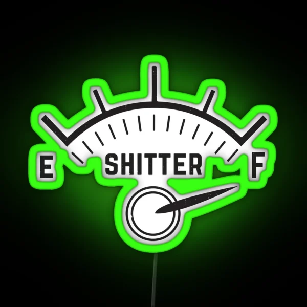 Shitter S Full Tank RGB Neon Sign