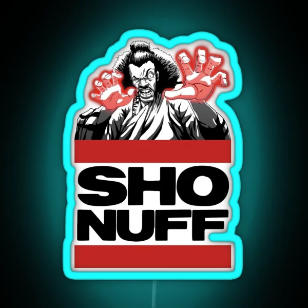Sho Nuff Old School RGB Neon Sign