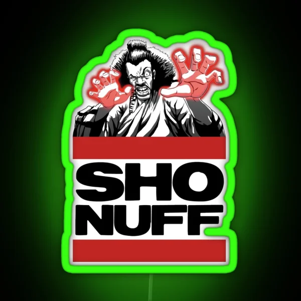 Sho Nuff Old School RGB Neon Sign