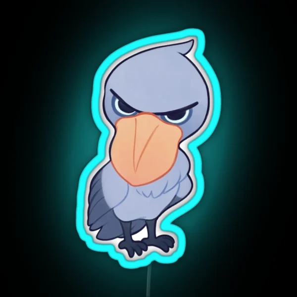 Shoebill RGB Neon Sign