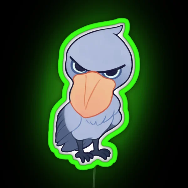 Shoebill RGB Neon Sign