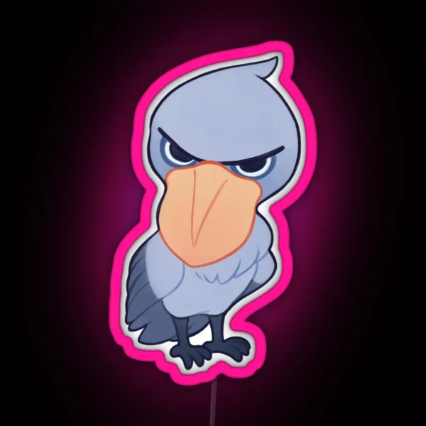 Shoebill RGB Neon Sign