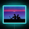 rgb neon sign shonan bakusozoku blue lighting