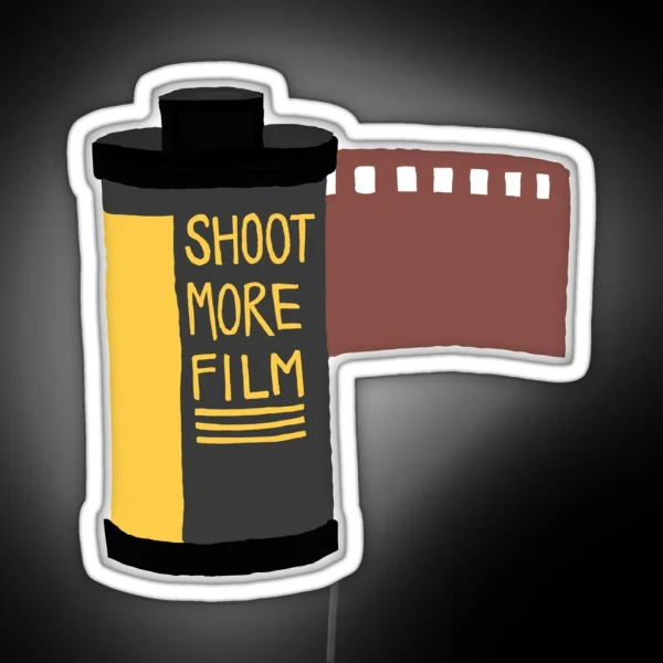 Shoot More Film Photographer Led RGB Neon Sign