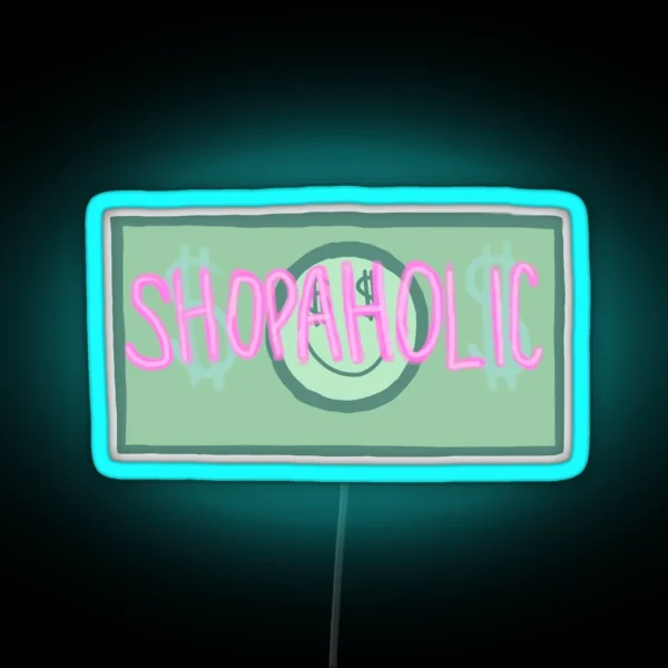 Shopaholic Design RGB Neon Sign