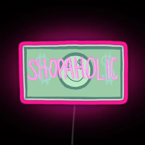 Shopaholic Design RGB Neon Sign
