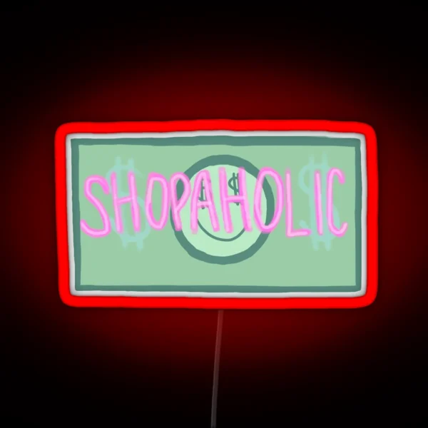 Shopaholic Design RGB Neon Sign