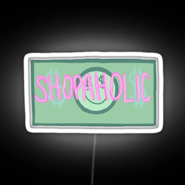 Shopaholic Design RGB Neon Sign