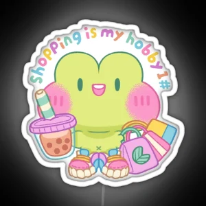 Shopaholic Froggy RGB Neon Sign