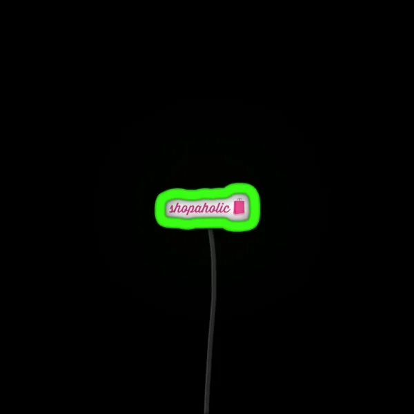 Shopaholic Led RGB Neon Sign