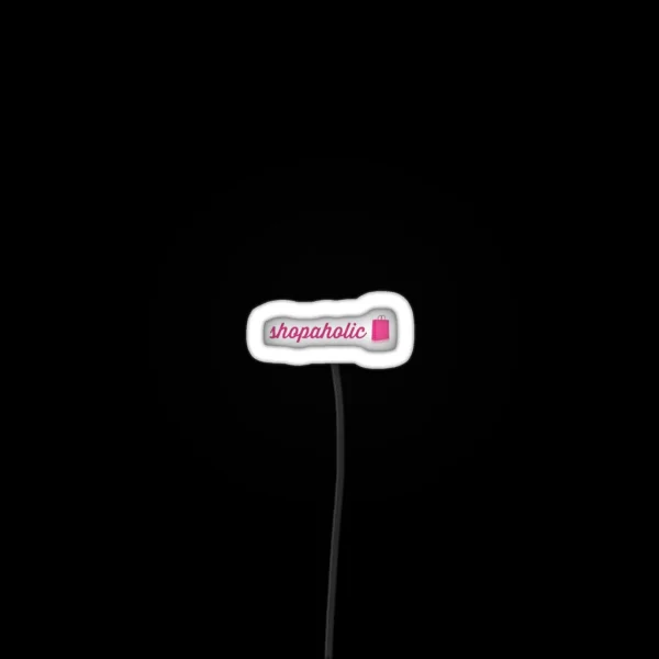 Shopaholic Led RGB Neon Sign