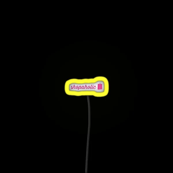 Shopaholic Led RGB Neon Sign