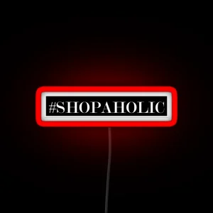 Shopaholic Led RGB Neon Sign