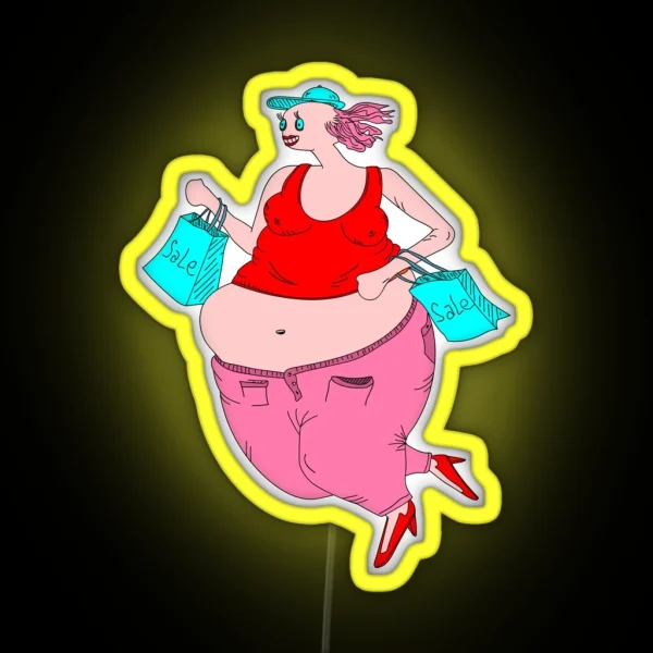 Shopaholic RGB Neon Sign