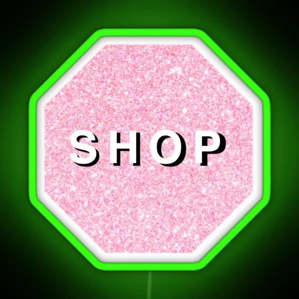 Shopaholic RGB Neon Sign