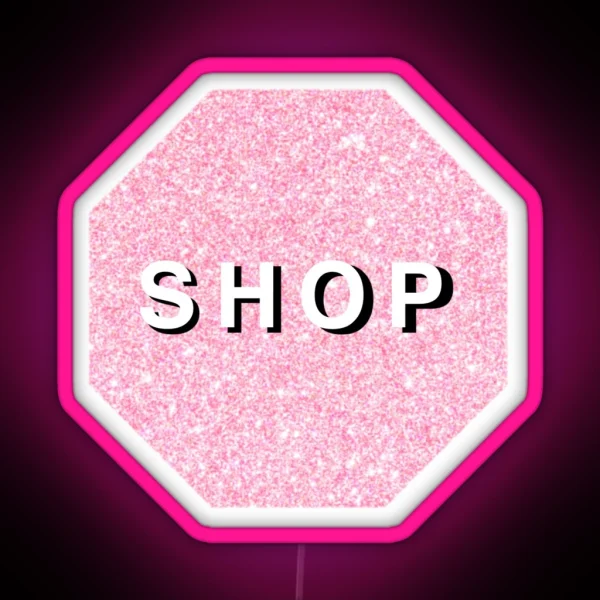 Shopaholic RGB Neon Sign