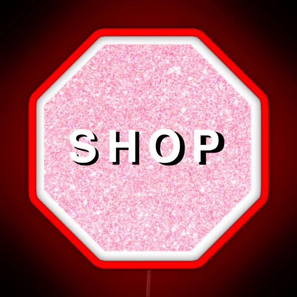 Shopaholic RGB Neon Sign