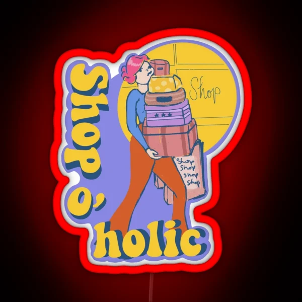 Shopaholic RGB Neon Sign