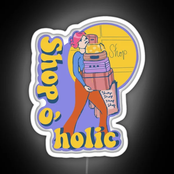 Shopaholic RGB Neon Sign