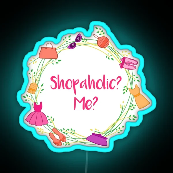 Shopaholic RGB Neon Sign