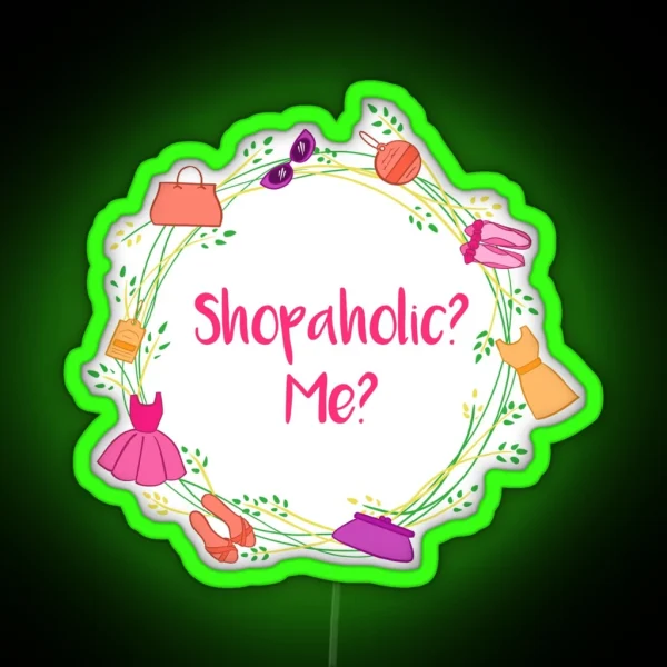 Shopaholic RGB Neon Sign