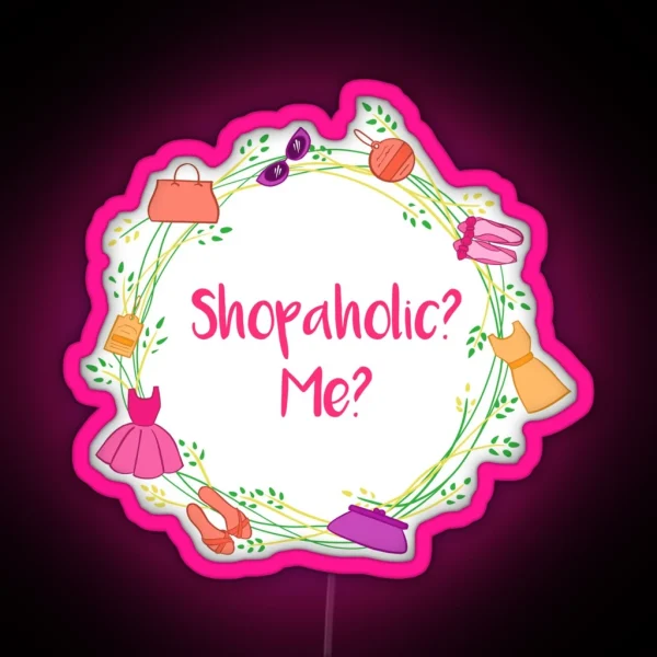 Shopaholic RGB Neon Sign