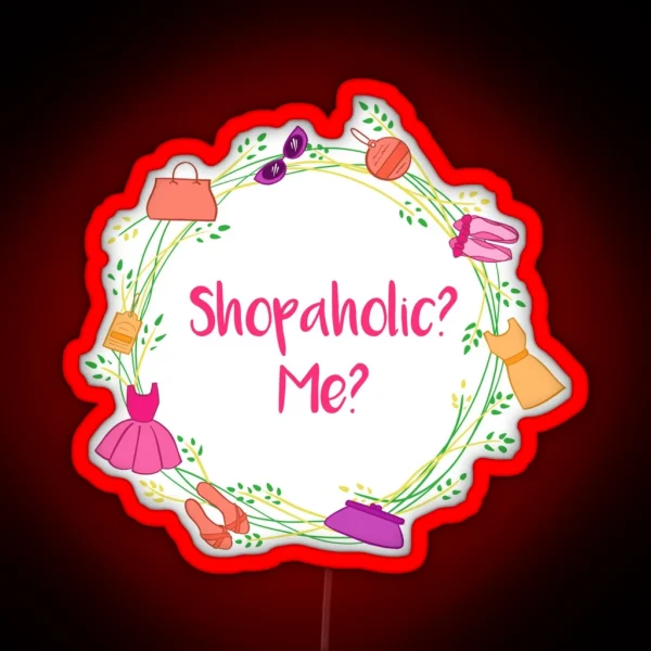 Shopaholic RGB Neon Sign