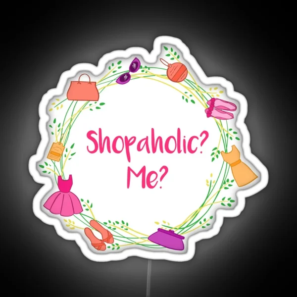 Shopaholic RGB Neon Sign