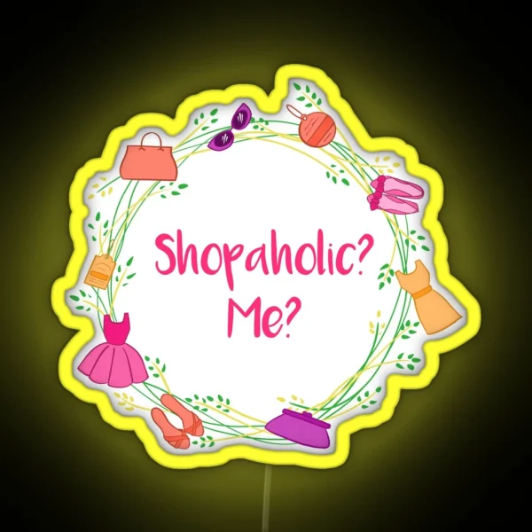 Shopaholic RGB Neon Sign