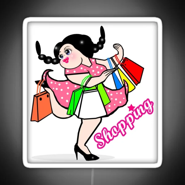Shopaholic RGB Neon Sign