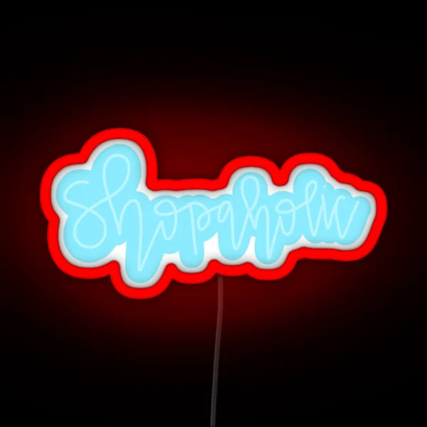 Shopaholic RGB Neon Sign