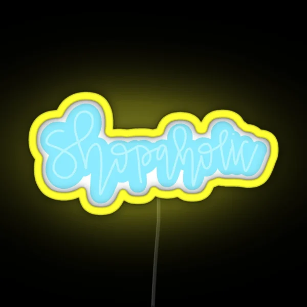 Shopaholic RGB Neon Sign