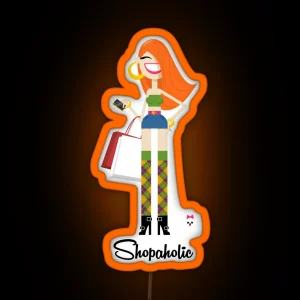Shopaholic RGB Neon Sign