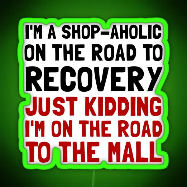 Shopaholic RGB Neon Sign