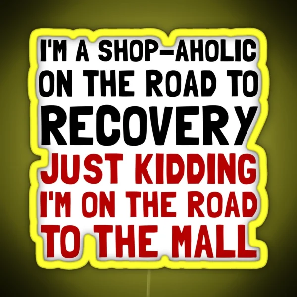 Shopaholic RGB Neon Sign