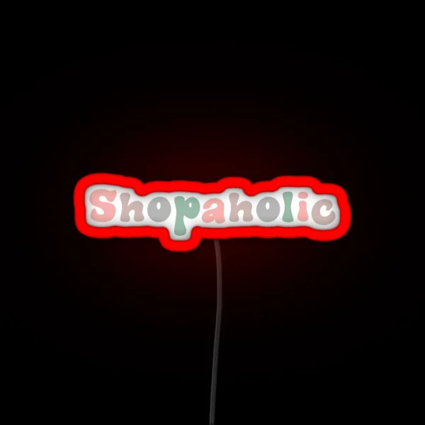 Shopaholic RGB Neon Sign