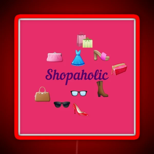 Shopaholic RGB Neon Sign