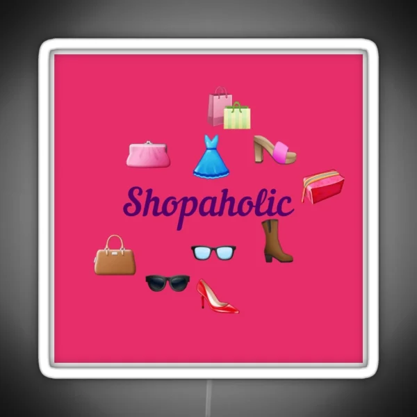 Shopaholic RGB Neon Sign