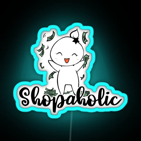 Shopaholic RGB Neon Sign