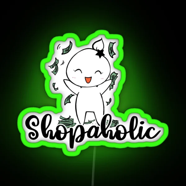 Shopaholic RGB Neon Sign