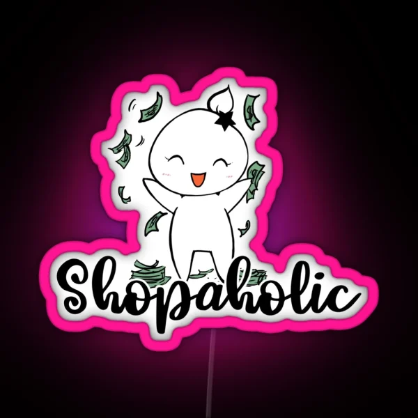 Shopaholic RGB Neon Sign
